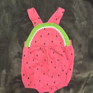 Good Lad baby girl watermelon one piece outfit